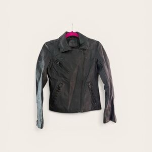 Blank NYC Black Leather Moto Jacket Never Worn!